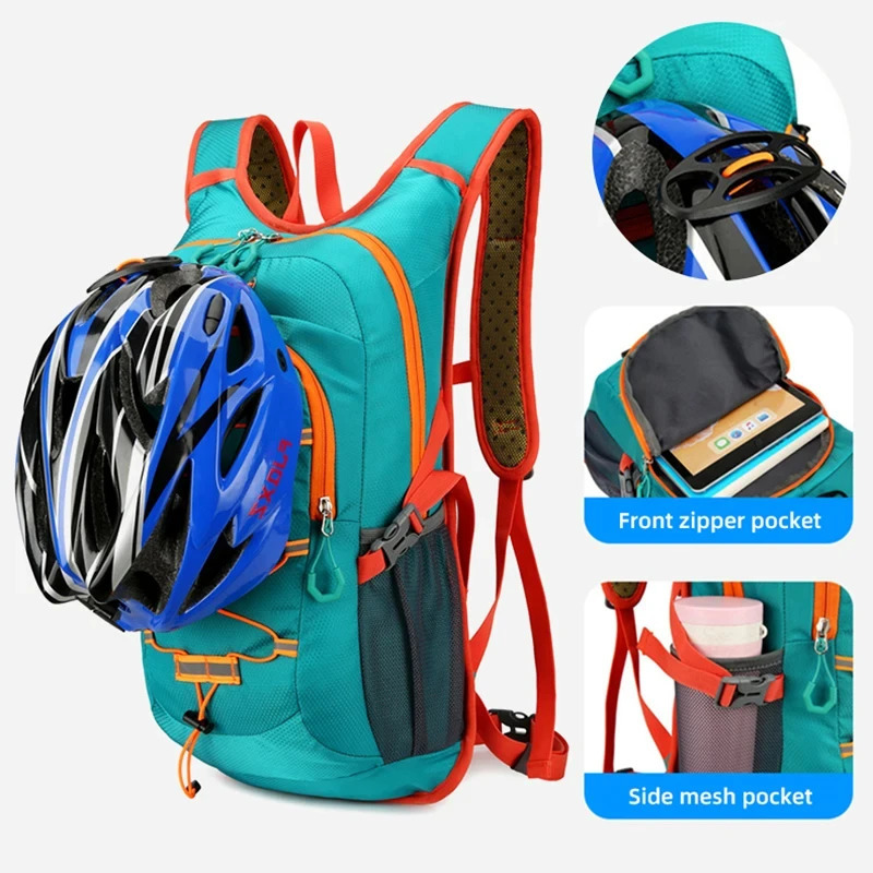 10L Cycling Bag Mountaineering Hiking Climbing Sport Riding Hydration Shoulder MTB Backpack Bike Motorcycle Travel Equipment 241204