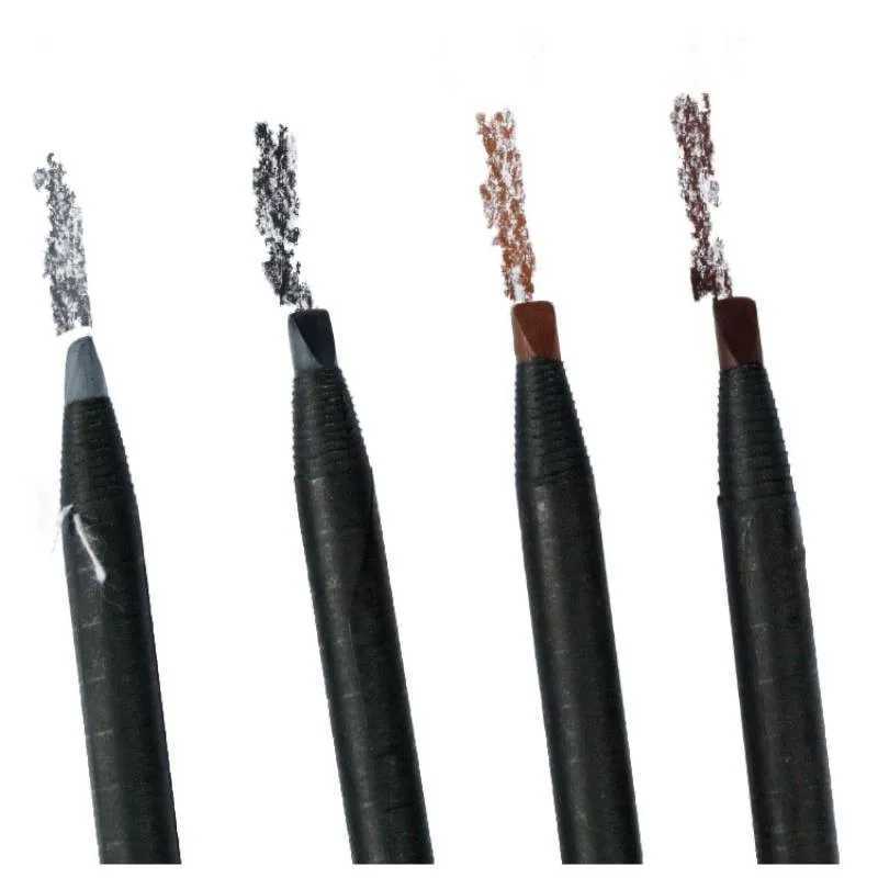White eyebrow pencil cosmetic brush for eye shadow natural and durable tattoo colorful waterproof eyebrow makeup setW241205