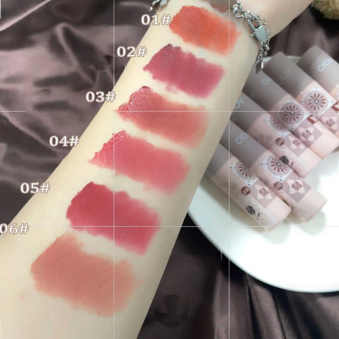 Kaleidoscope Lip Mud Lipstick Liquid Lip Tint Cream Pigment Matte Lip Clay Long Lasting Silky Texture For Lips Women CosmeticsXJ241205