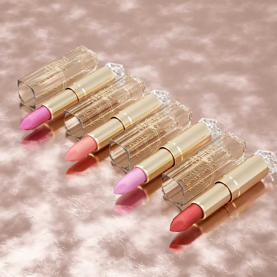 Glitter Lipstick Set Valentines Day Gifts Nude Moisturizer Lipstick Long Lasting Waterproof Lipstick Makeup Souvenir Gift SetXJ241205