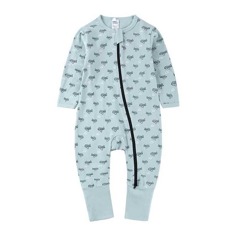 Pajamas Baby Rompers Baby Boy Clothing Long Sleeve Baby Girls Onesie Kids Outfits Cartoon Bamboo Cotton Roupas Bebes Infant Jumpsuit H241205