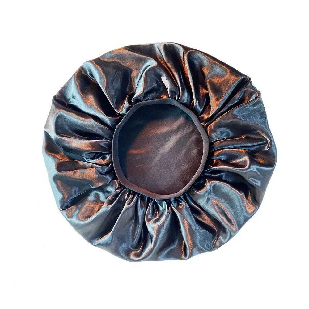 Extra Large Satin Sleep C High Quality Waterproof Shower C Protect Hair Women Hair Treatment Hat 6 ColorsXJ241205