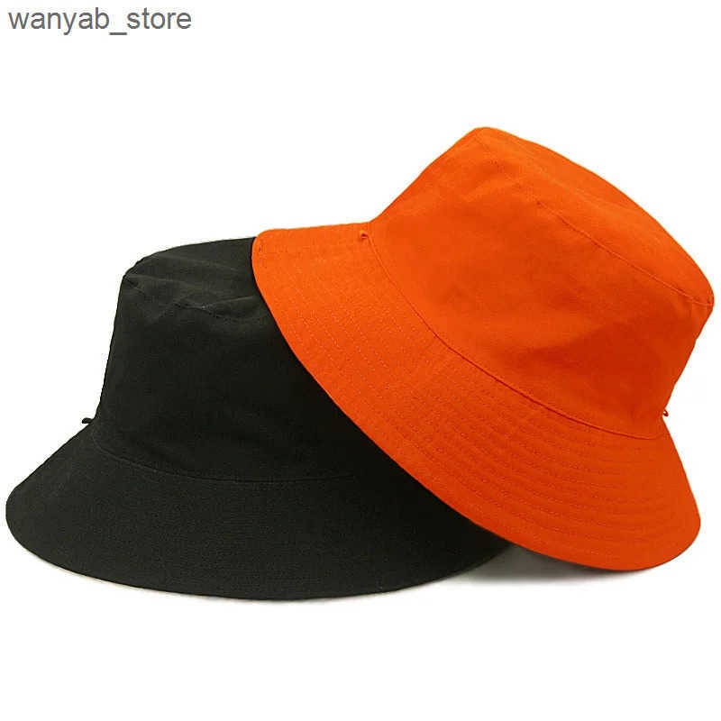 Cloches 2021 Dad Fishing Big Size Sun Hat Women Outdoor Beach Oversized Bucket Hat Big Bone Man Plus Size Panama Hat 55-59cm 60-65cm L240910