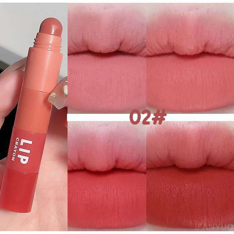 4pc/set Lipstick Mini Crayon Lip Gloss 24hours Long Lasting Matte Lip Makeup Tint Easy To Color Sexy Waterproof Beauty CosmeticsXJ241205