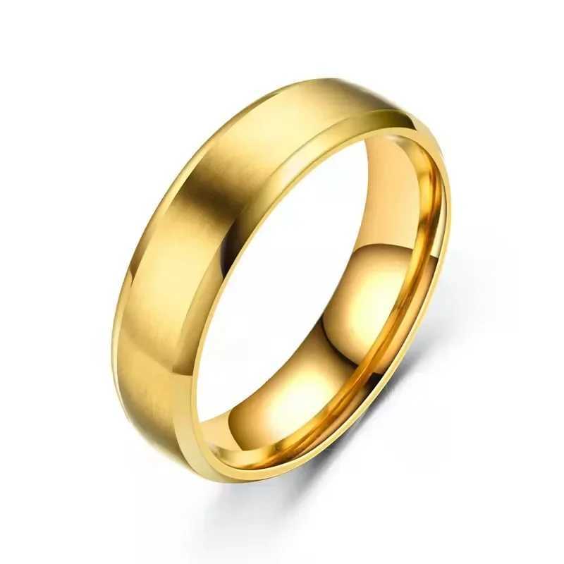 2024 Mens Charm Jewelry Ring Womens Stainless Steel Black Ring Wedding Engagement Band Quantity Matte Mens Jewelry W241205