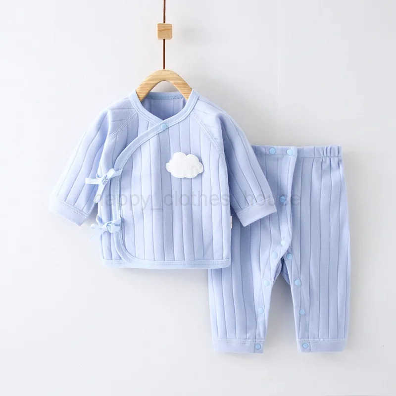 Newborn Baby Sets For Girls Boys Spring Infant Baby Boy Girl Set Casual Clothes For Girl Long Sleeve T Shirt Pants Costume 0-6MXJ241205