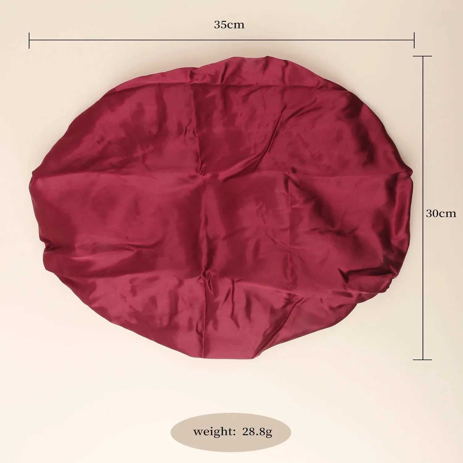 New Unisex Head Wr Elastic Band Bonnet Sleep C with Premium Soft Band Large Satin Silky Bonnets for Women Hair CareXJ241205