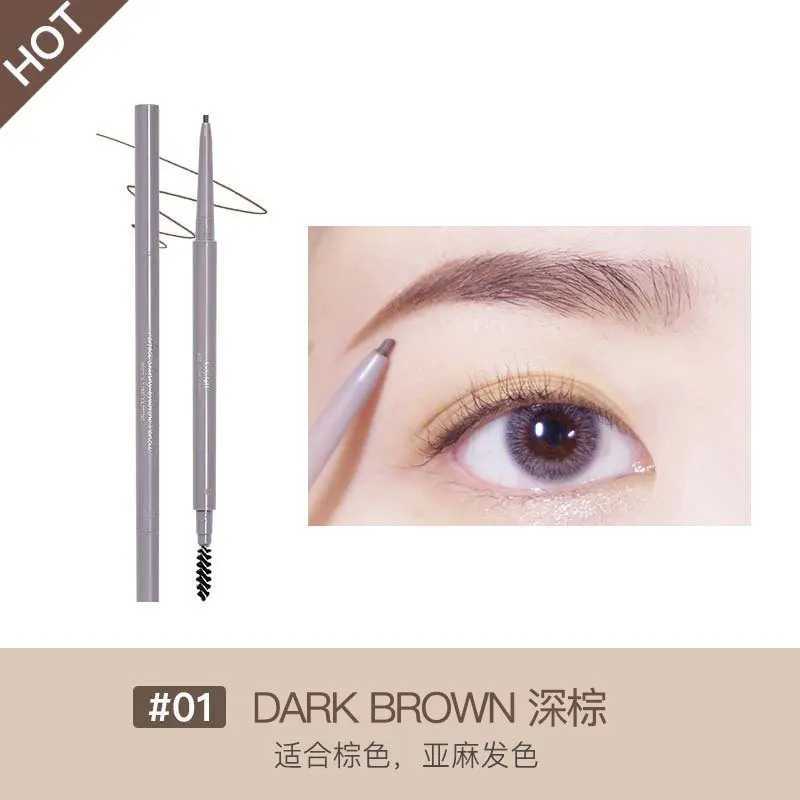 Judydoll Long lasting Sweatproof Eyebrow Pencil Soft Focus Mist Shape Triangle Pencil Deep Brown Natural Ultra fine Eyebrow Production W241205