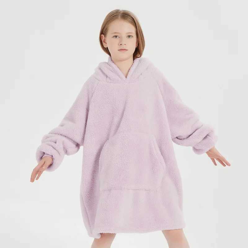 Pajamas Childrens Robe Cartoon Bear Hoodies for Kids Boys Girls Bathrobes Winter Warm Homewear Loose Lazy Sleepwear for Teen Clothes H241205