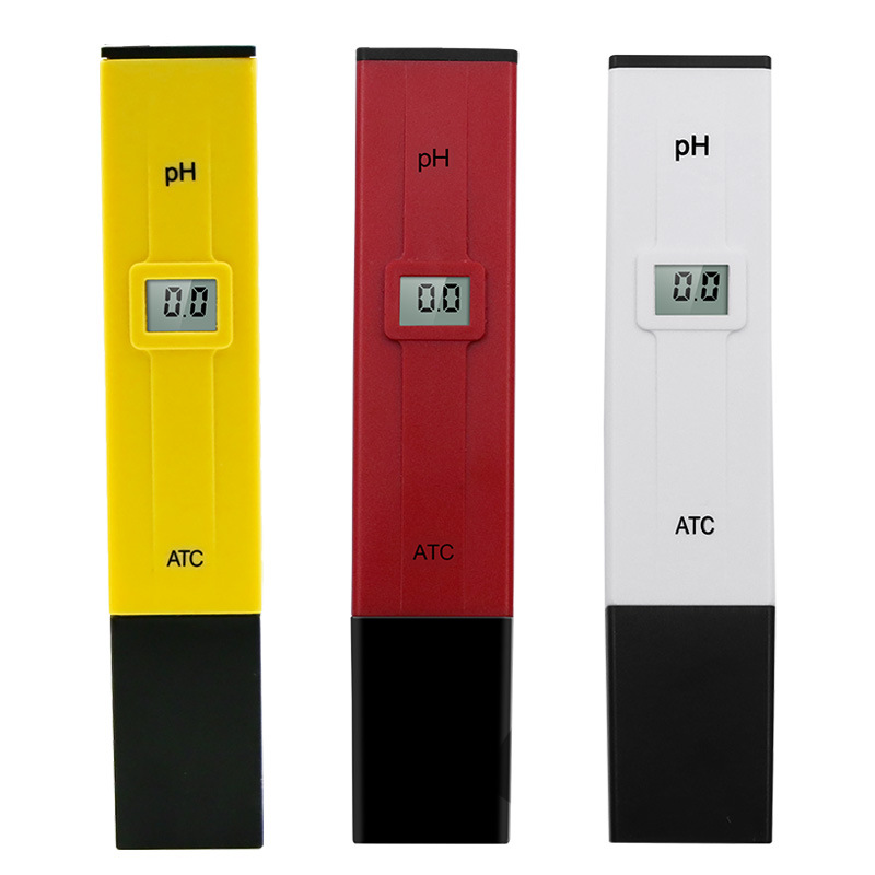 Digital PH Meter 0-14 Pen-type Pool Aquarium Ph Tester Drinking Water Purity Analyzer Soil Paper ph Meter 0.01 Accuracy 151*29MM