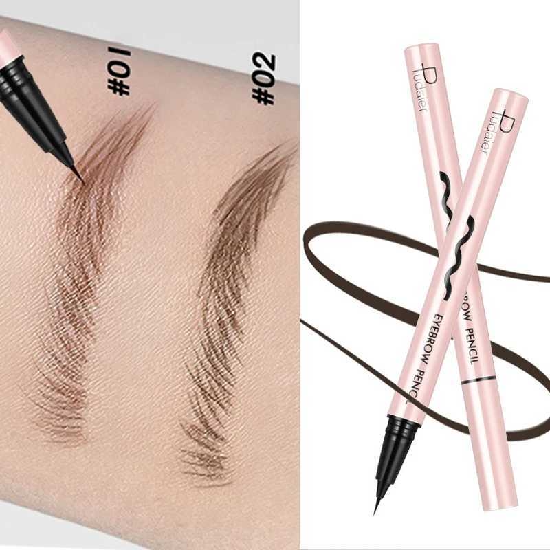 Liquid eyeliner waterproof eyeliner 0.05MM ultra-thin head eyeliner black brown waterproof eyeliner W241205