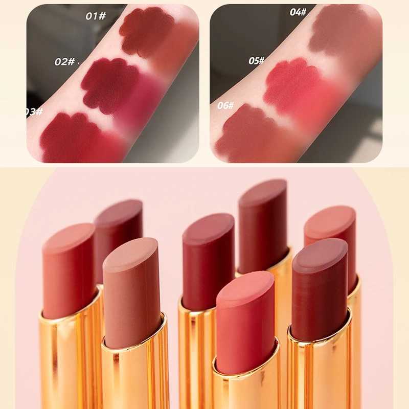 1PC Makeup Plum Matte Lipstick Waterproof Long Lasting Lip Stick Sexy Red Pink Velvet Nude Lipsticks Woman Cosmetics MaquiagemXJ241205