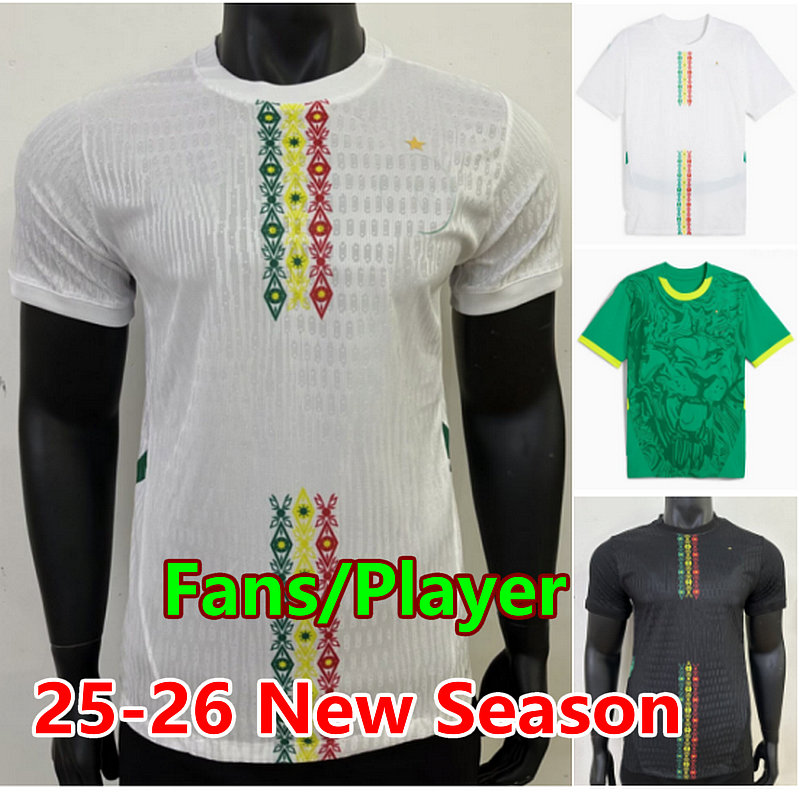 2024 2025 Senegal Soccer Jerseys National Team MANE KOULIBALY GUEYE KOUYATE SARR Maillot de Camiseta Maillot BALDE B.DIA home away Football Shirt men kids uniform