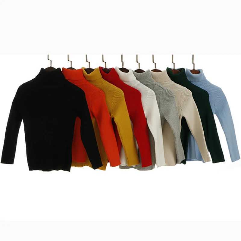 Womens Turtle Neck Knitted Sweater Womens Winter Clothing Mens Zipper Baby Knitted Sweater W241205