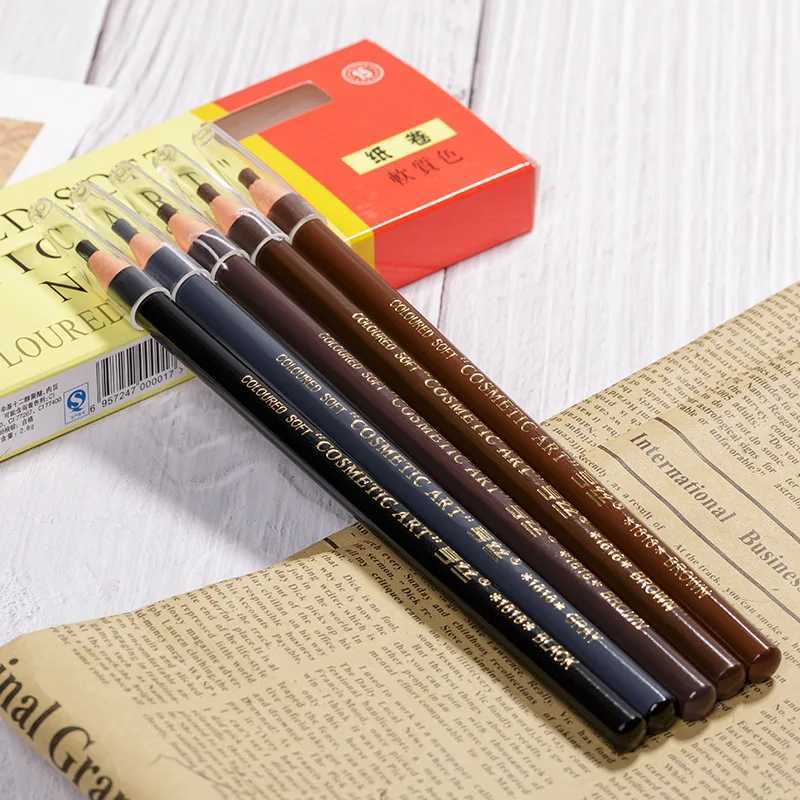 Eyebrow Pencil Waterproof Eyebrow Pencil Coloring Tattoo Template Natural Durable Cosmetics Eyebrow Lining Pencil W241205