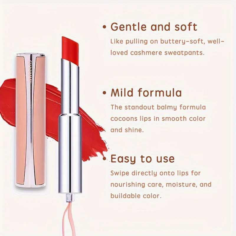 6-Colors Matte Nude Velvet Finish Lipstick Matte Waterproof Creamy Moisturizing Long Lasting Not Smudged Color RenderingXJ241205