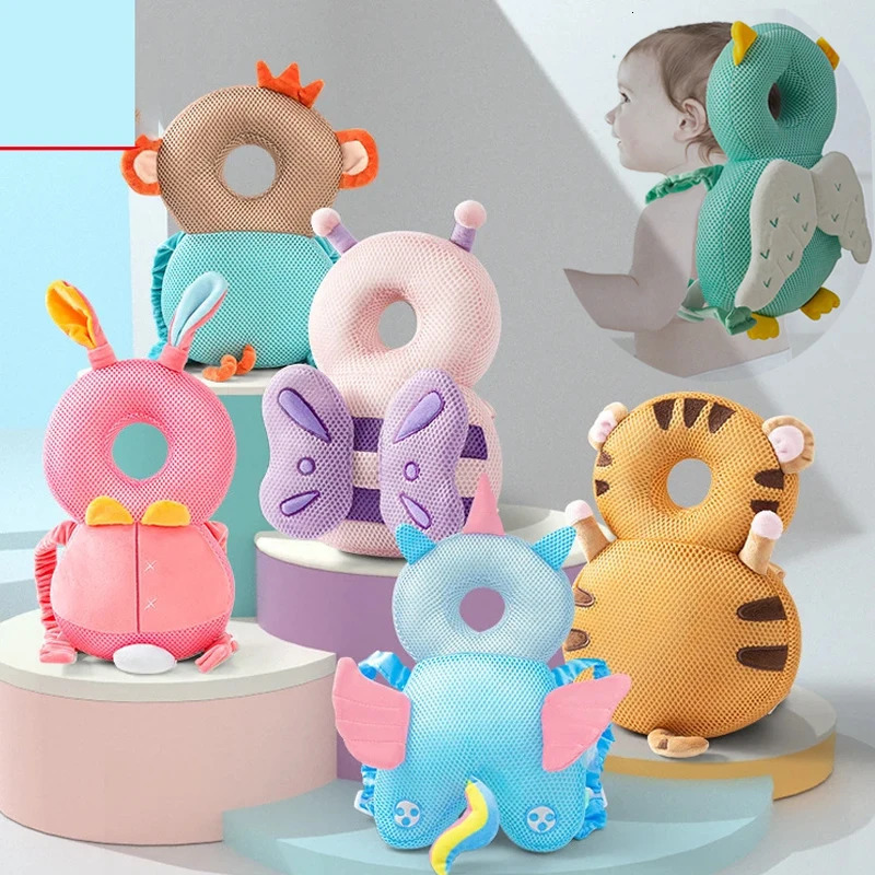 Baby Head Pillow Backpack Baby Walk Anti-fall Head Pillow Baby Toddler Head Protection Pad Breathable Anti-collision Artifact 241204