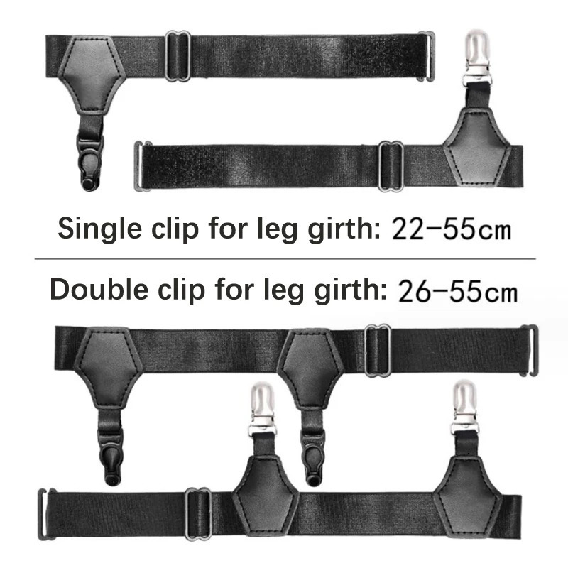 Women Sexy Punk Goth PU Leather Elastic Garter Leg Thigh Ring Clothing Accessory Suspender Stockings Garters 241122