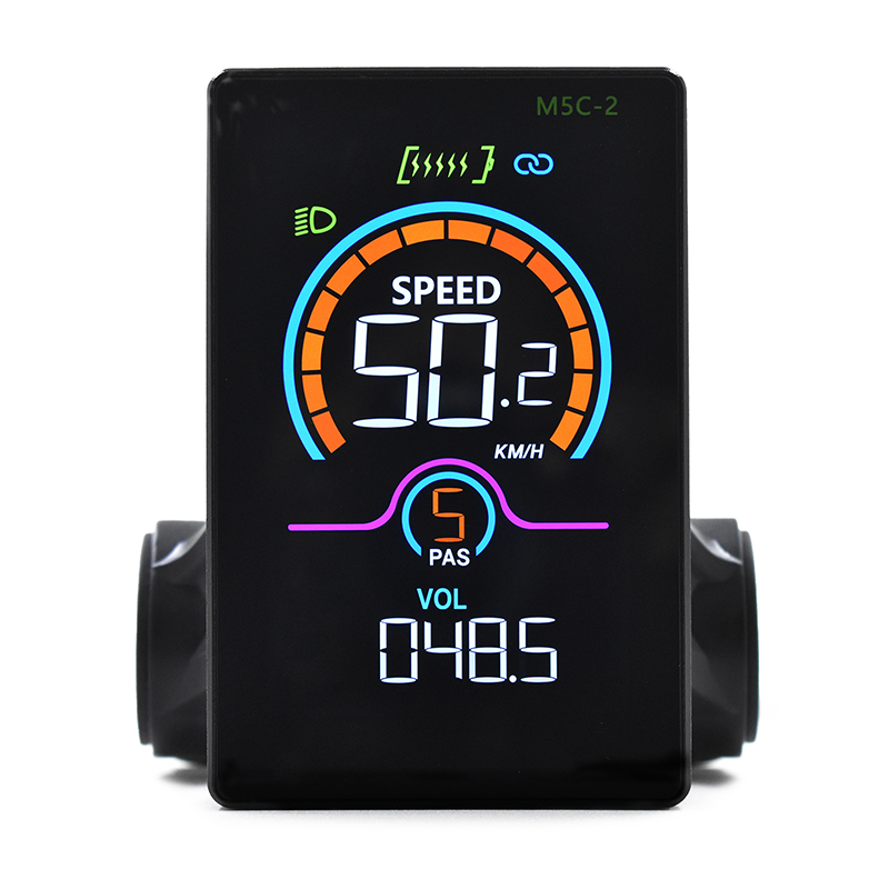 Multifunctional LCD Screen Electric Bike Computer Versatile Fitment, Includes USB Charging Functionality for 24V-60V Vehicles