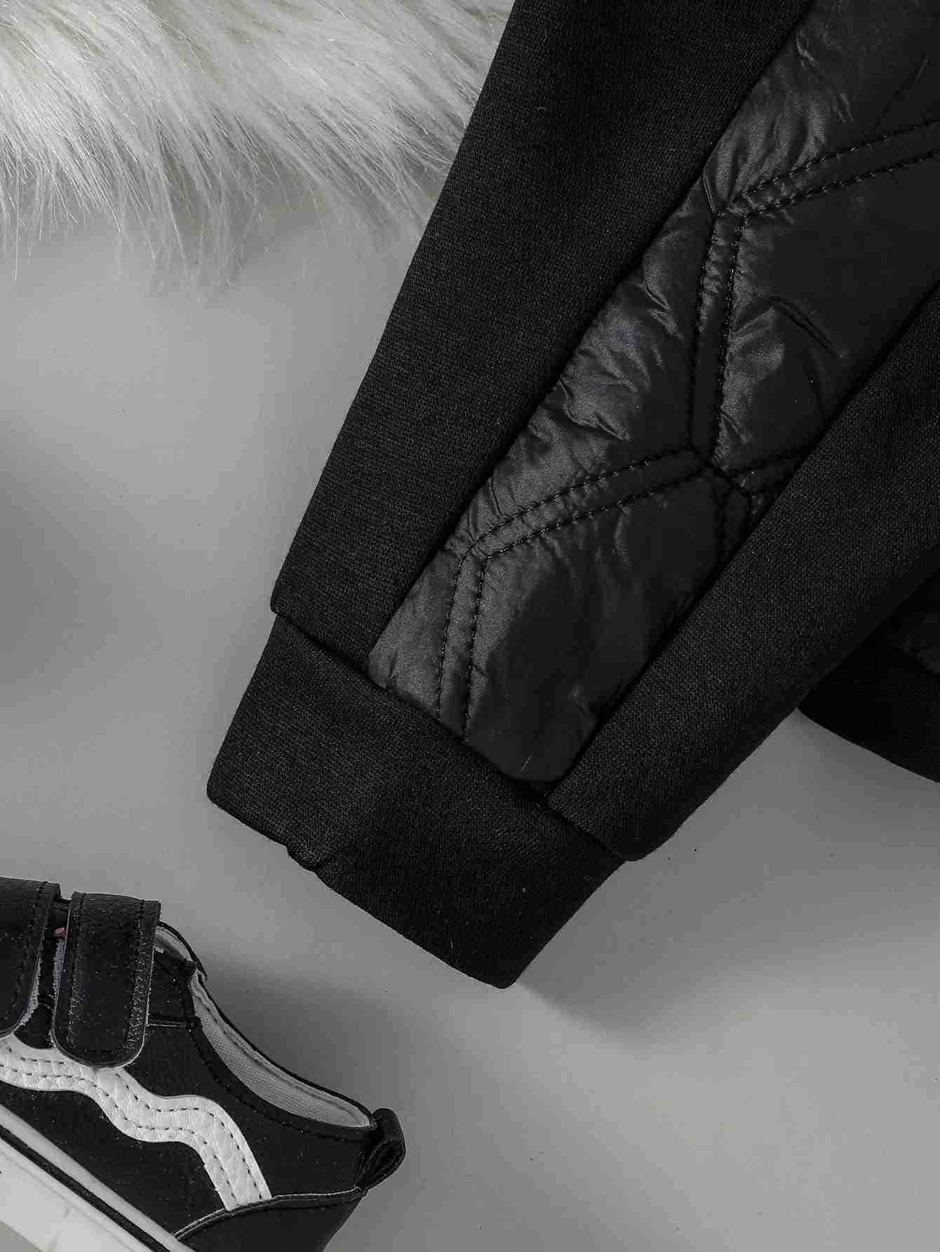 Baby Set Boys Fall/Winter Soild Sweatshirt +Trouser For Casual Daily Wear Pantsuit Clothing 2pcs 1-3YXJ241205