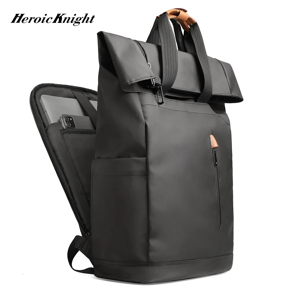 Heroic Knight Travel Men Backpack Multifunction Expandable Laptop Bag USB Port Outdoor Waterproof Hiking Pack For Male Antithef 241204