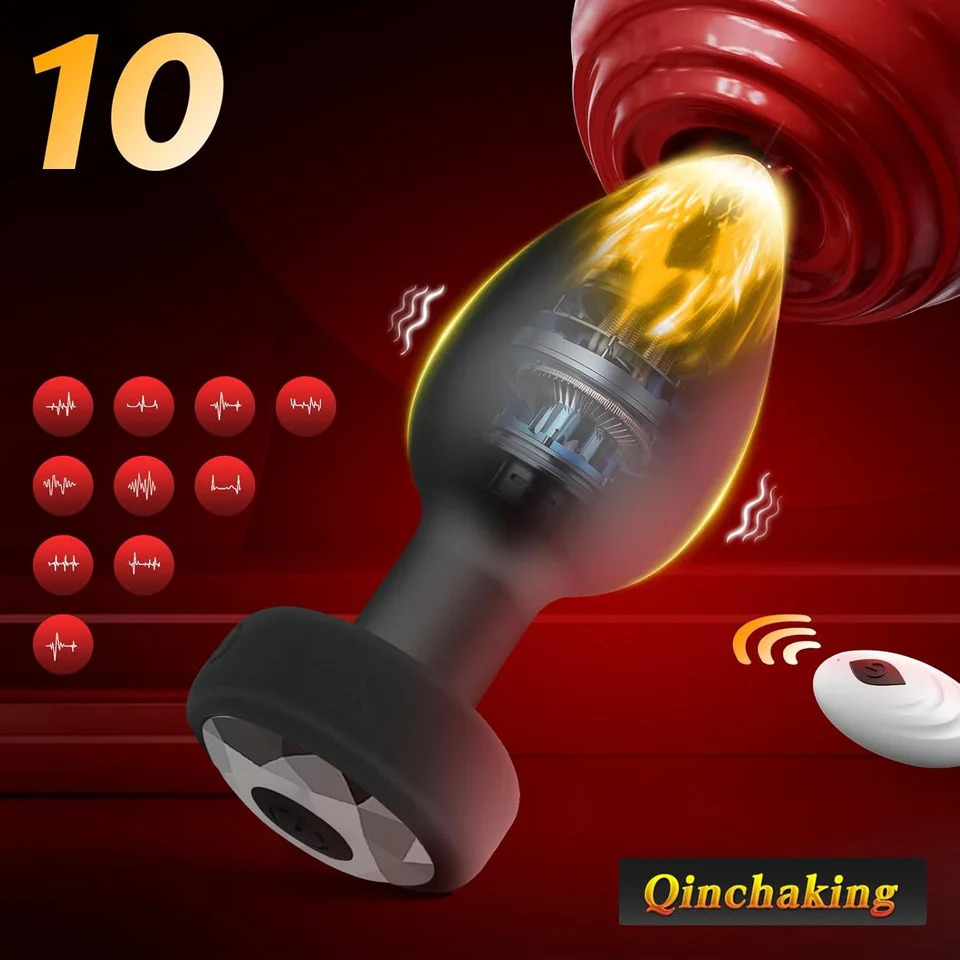 Bluetooth Anal Vibrator Butt Plug Prostate Massager Female Masturbator Dildo Adult Sex Toys For Women Men Gay APP Remote Control 241205