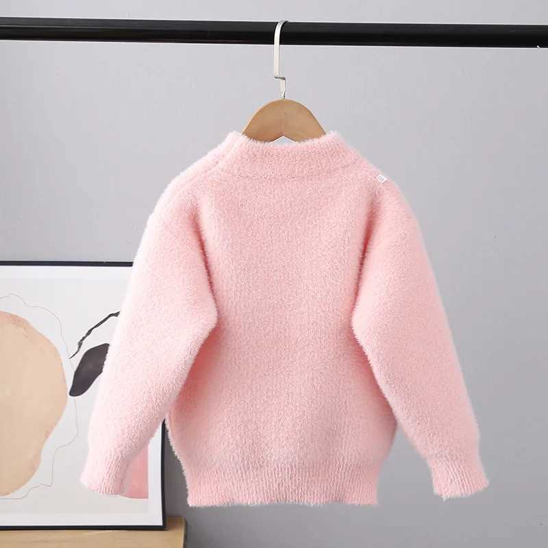 Girls sweater baby clothing soft and smooth material 3-11 years old autumn and winter new item sled childrens knitted sweater GY06101 W241205