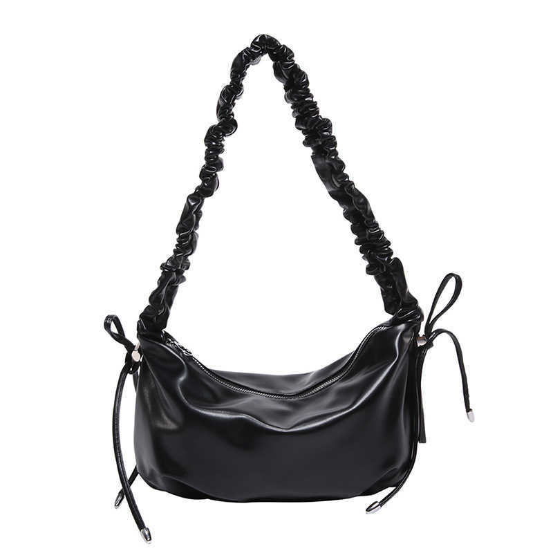 Bag Womens Tote Bag Large Capacity Autumn and Winter Shoulder Bags Pleated Luxury Y2k Hobo Bags 241205