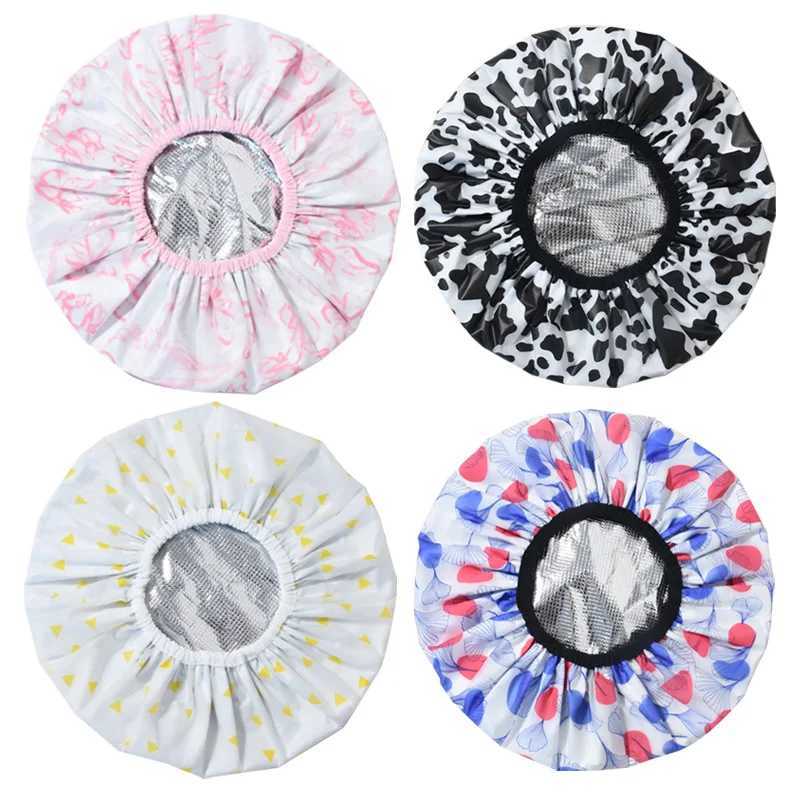 1PC Self-heating Tin Foil Hat Thickened Heating Steam Hair Mask C Portable Hair Salon Smooth Hair Oil Baking CXJ241205