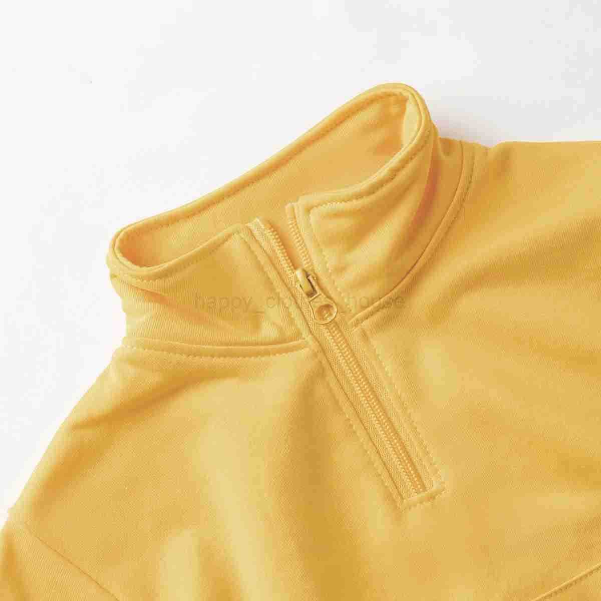 New Spring Autumn Newborn Boys Girls Fashion Clothing Children Sportswear Half open sweater Pocket Pants Two-piece SetXJ241205