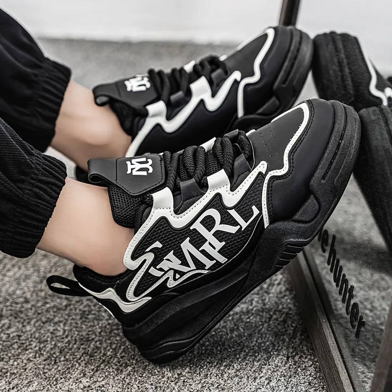 Top quality Brand High Quality New Style Free Delivery Designer men's niche thick sole height increasing student casual outdoor sports board shoe