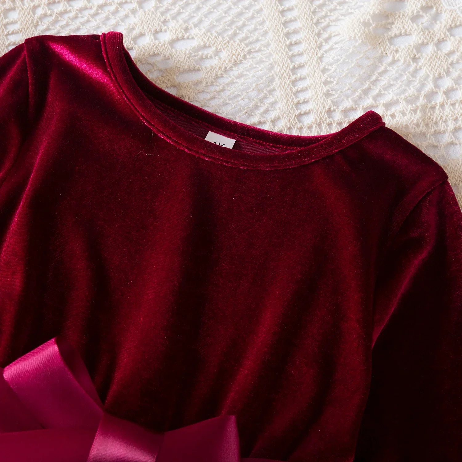 Girls Sequin Princess Dress Winter Long Sleeve Princess Birthday Party Christmas Costume 3-8 Years Children Casual Clothing 241204