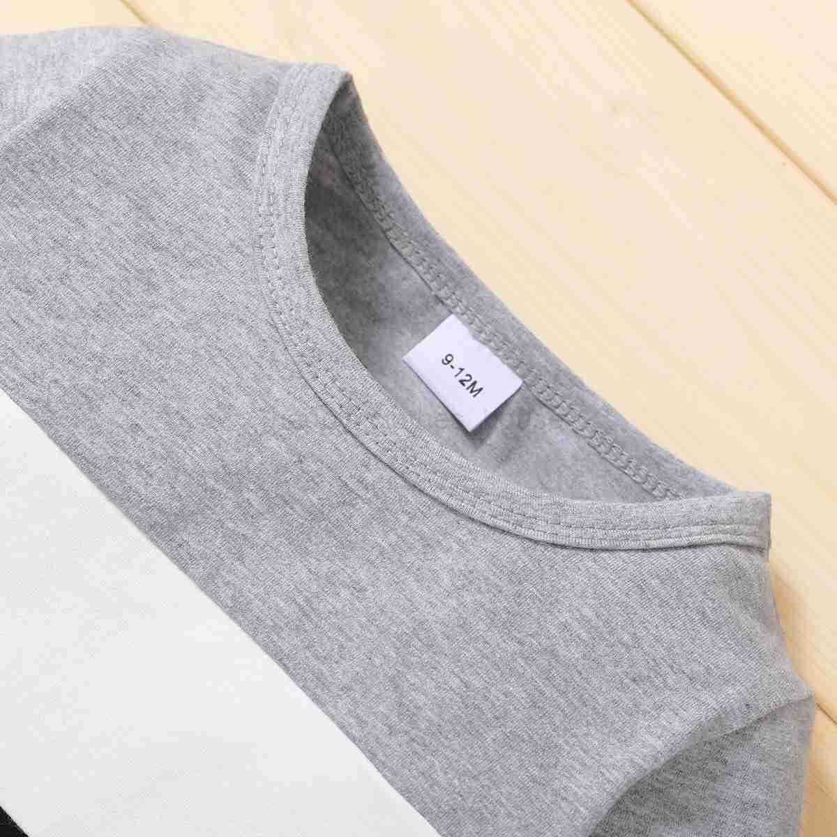 2PCS Toddler Baby Boy Clothes Set Long Sleeve Color Block Top+Pant Fashion Spring Autumn Outfit Sportswear Set for 3-24 MonthsXJ241205