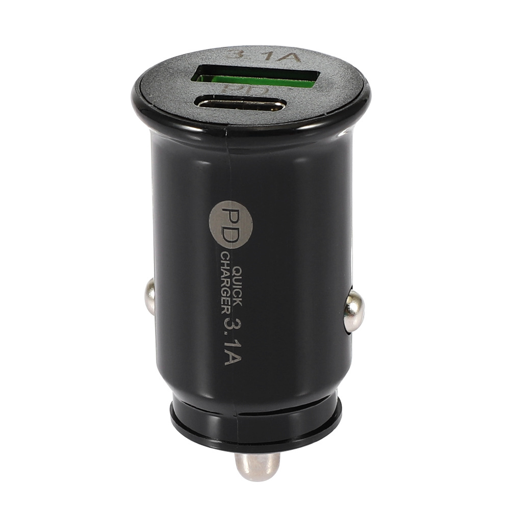 3.1A Car Charger PD+USB Dual Port Phone Chargers 2 Ports Charging