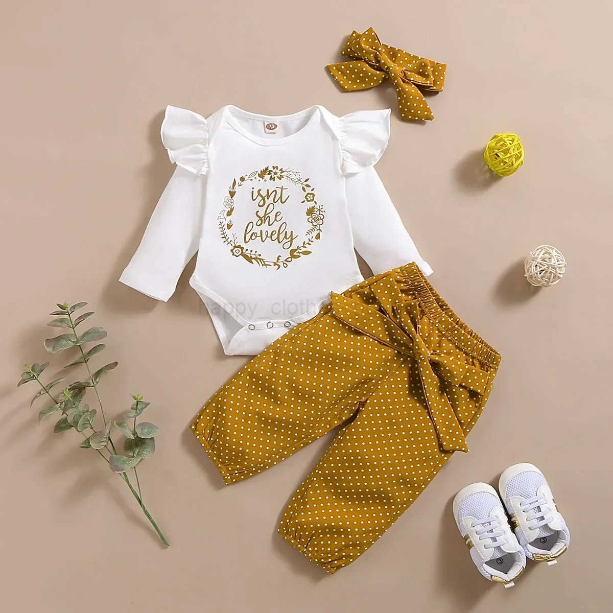 3Pcs Baby Girl Clothes Set Newborn Kids Clothing Childern Toddler Girl Clothes Bebe Girl Outfits Infant New Born ClothesXJ241205