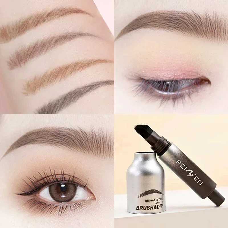 Eyebrows hair line wild eyebrows velvet three-way eyebrows dyes waterproof pencils hair line gel big brush head W241205
