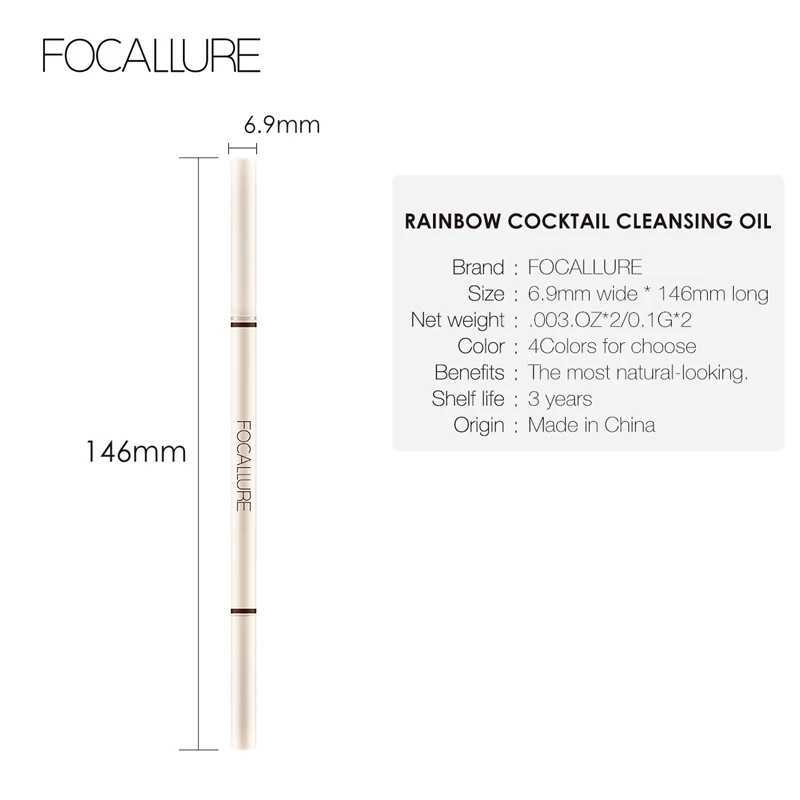 Wholesale FOCLARURE 4-color ultra-fine eyebrow pencil long-lasting and precise eyebrow enhancer eyebrow pencil makeup and cosmeticsW241205