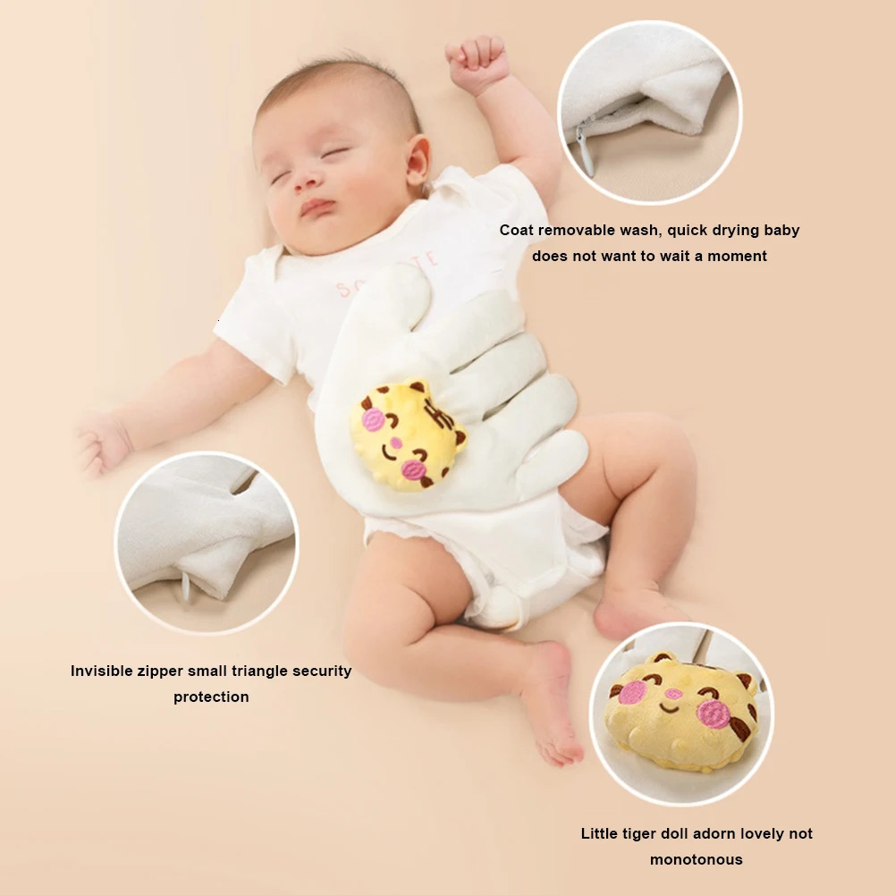 Baby Soothing Palm Infant Calming Sleepers Gentle Hand Palms born Pillow Hand for Baby born 241204