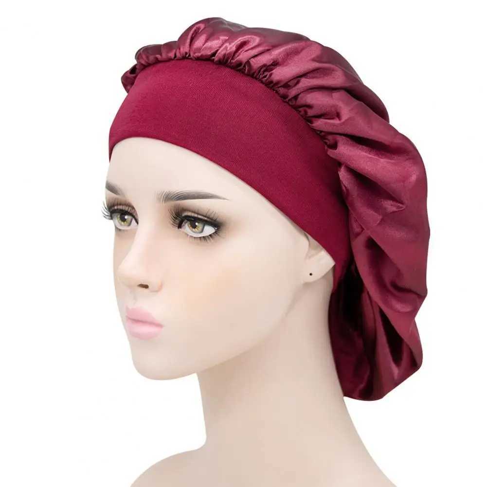 Womens Shower Hat Satin Sleep Hat Bathroom Shower Hat Sleeping Hat Night Sleep C Hair Care Bonnet Night C Hair Bonnet HatXJ241205