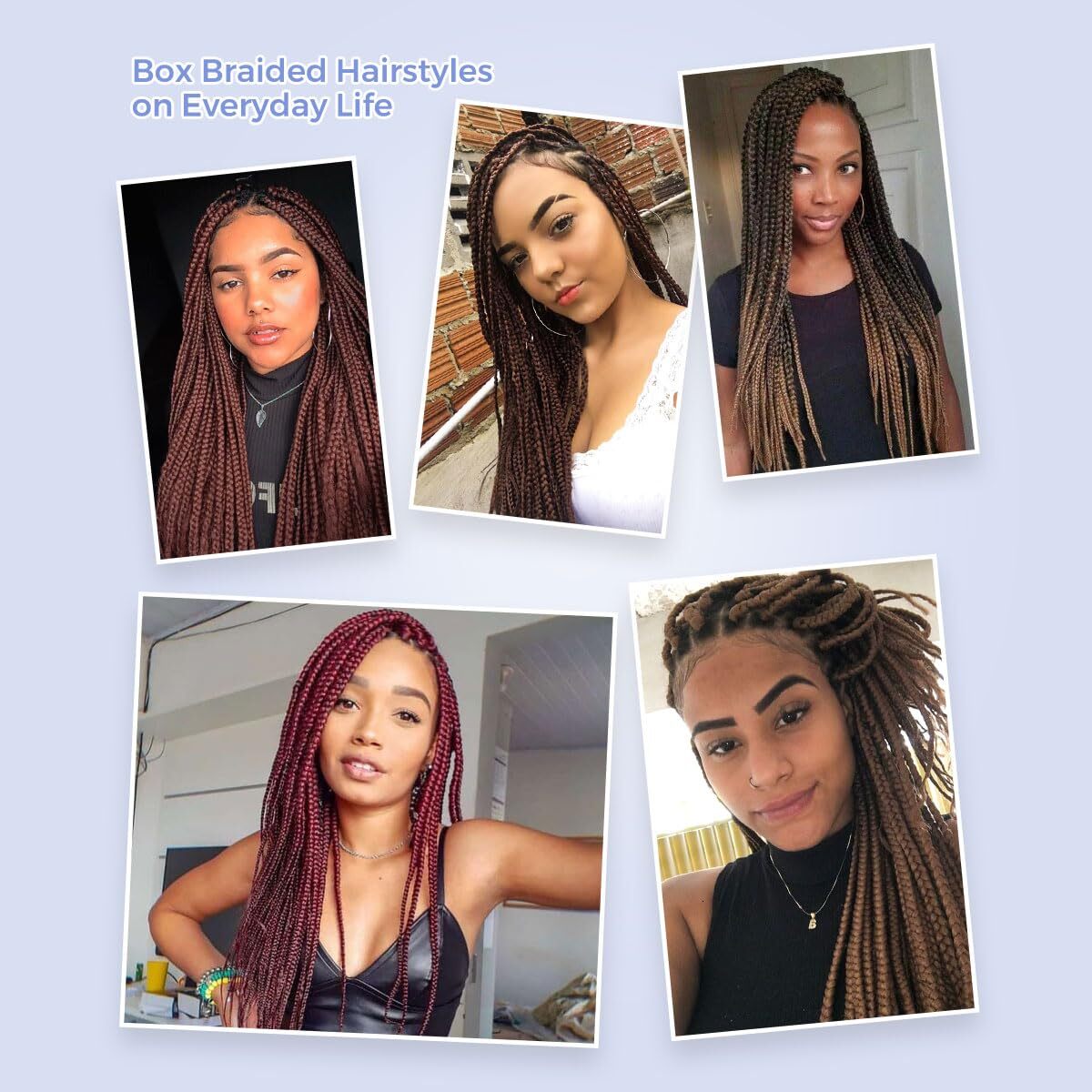 36 Inch Braided Synthetic Wigs For Black Women Knotless Braid Full Lace Micro Box Braids Wig Pre Plucked With Baby Hair