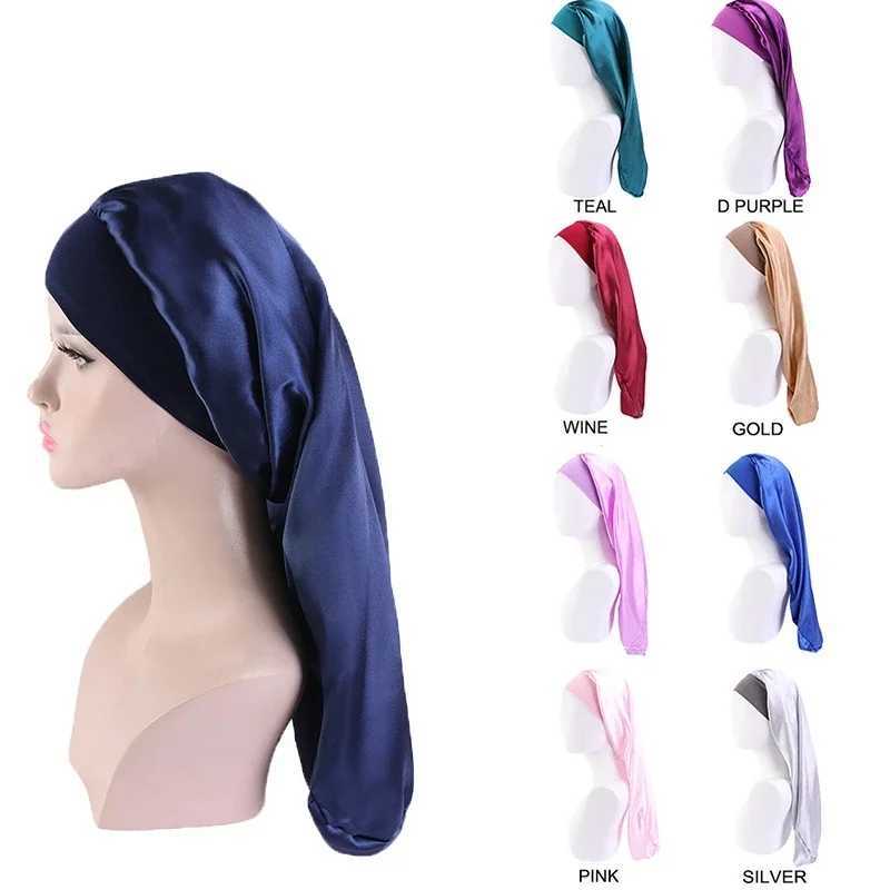 Long Satin Bonnet Sleep C Long Hair Care Bonnet Night Sleep C for Women Braids Curly Hair Natural Hair Adjustable Sleep CXJ241205