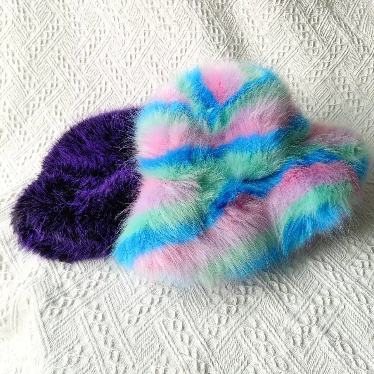 of fox fur bucket hat Warm and thick car and winter hat Personality fluffy womens fur bucket hat gorros invirno mujer 241205