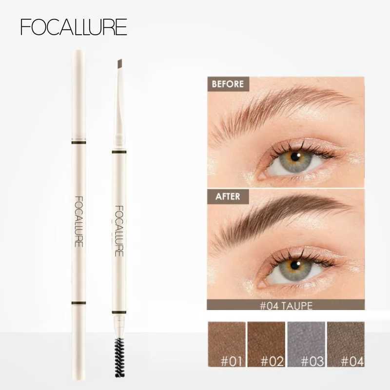 Wholesale FOCLARURE 4-color ultra-fine eyebrow pencil long-lasting and precise eyebrow enhancer eyebrow pencil makeup and cosmeticsW241205
