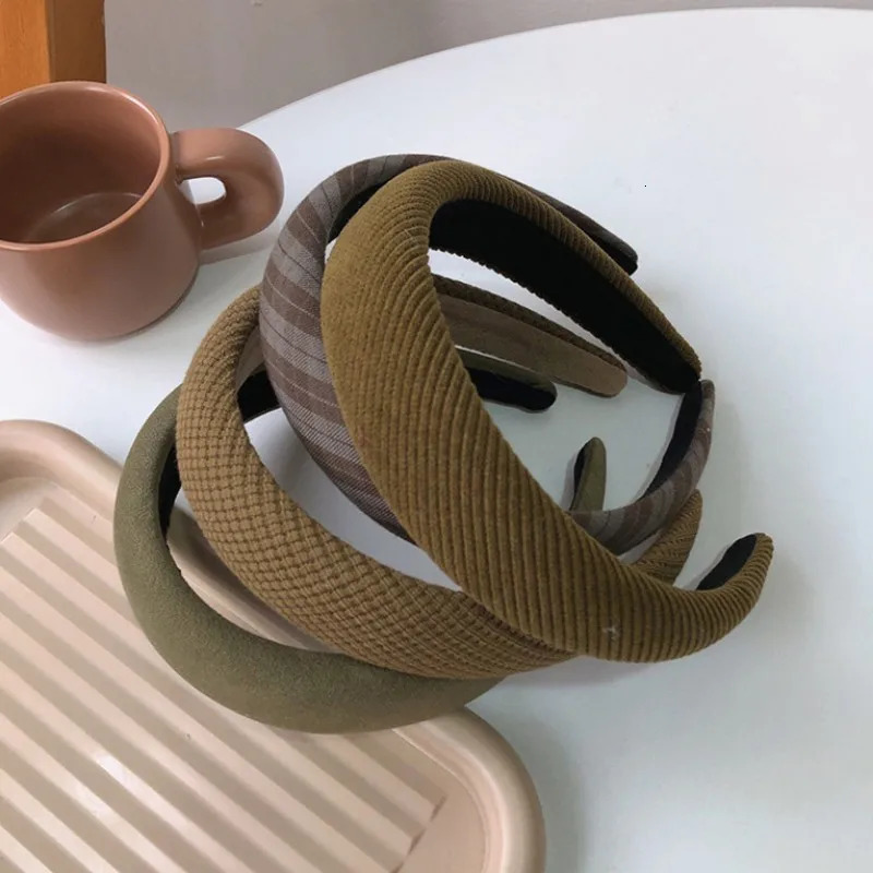 Female green hair girl hair accessories plain weave headband headband 241205