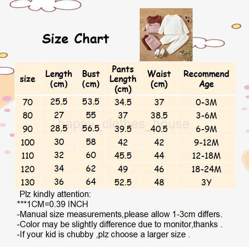 7 Colors Newborn Baby Girl Boy Clothes Set Solid Color Long Sleeves Top+Pants 2PCS Outfits Leisure Sport Autumn Winter CostumeXJ241205