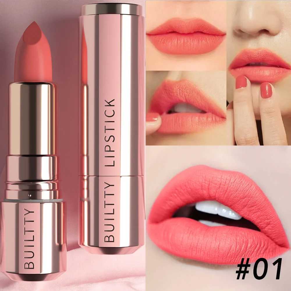 Matte Finish Matte Lipsticks for Women Long Lasting Waterproof Moisturizer Pink Plum Lipstick Non Stick Cup Velvet Lipstick GiftXJ241205
