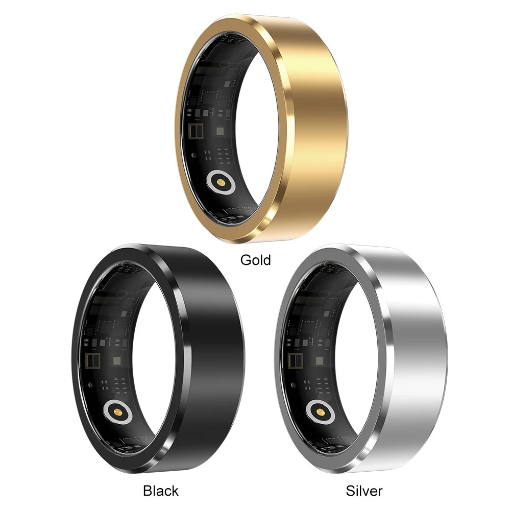 Smart Ring Waterproof Sports Smart Health Ring Health Monitor Activity and Sleep Tracker for Android and iOS 241205
