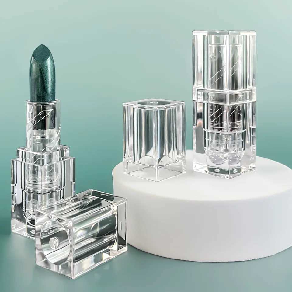 Waterproof glitter lipstick sexy black lipstick glitter lipstick makeup Halloween non stick cup lipstickXJ241205