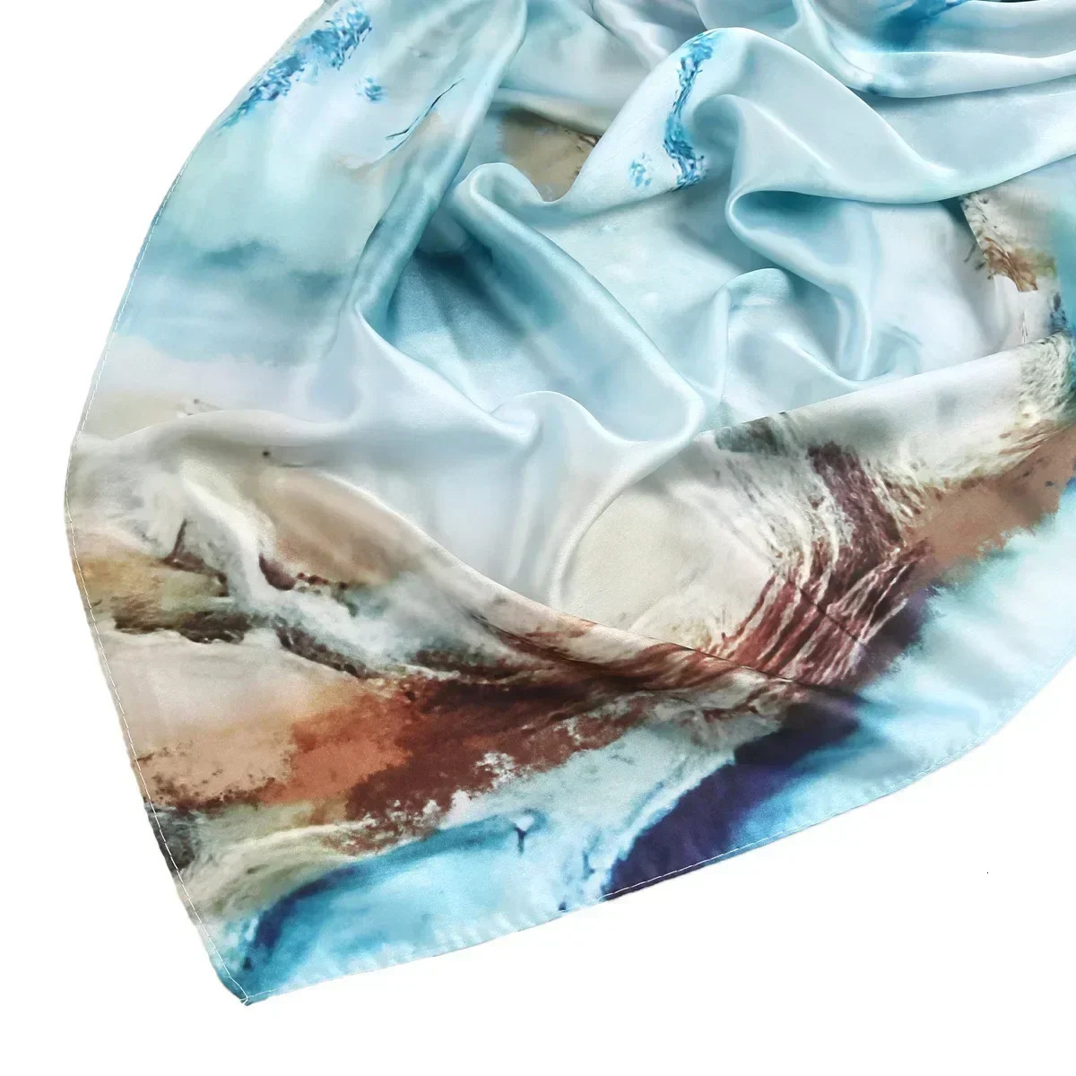 2024 Max Silk Screen Headscarf Muslim Premium Ombre Scarf Marble Watermark Shawl Headscarf Womens Shawl 241205