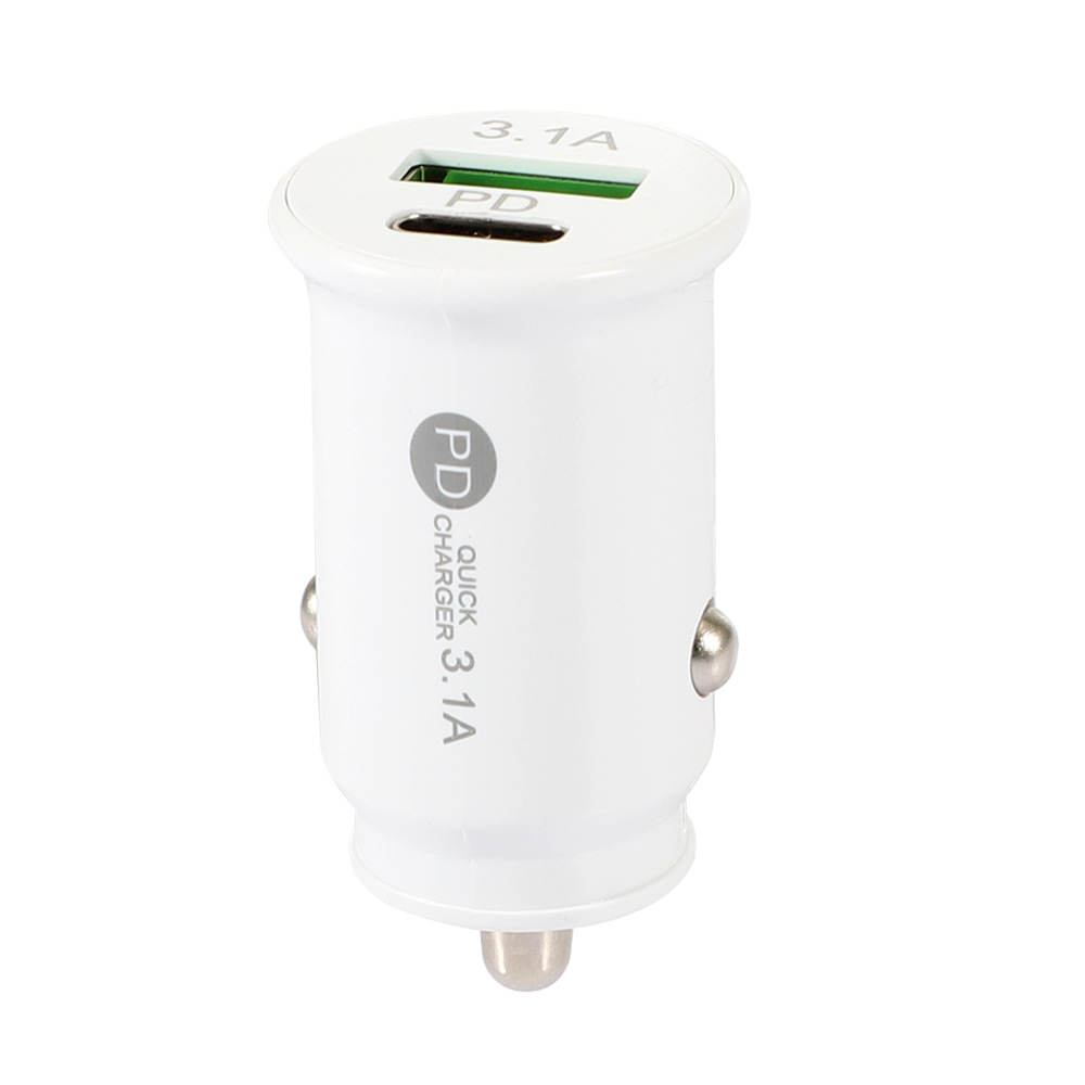 3.1A Car Charger PD+USB Dual Port Phone Chargers 2 Ports Charging
